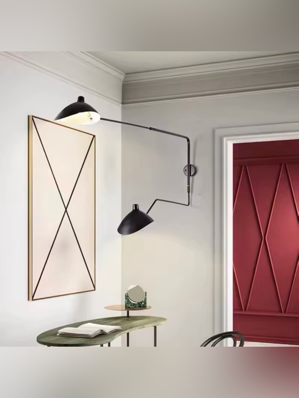 2-Arm Wall Lamp